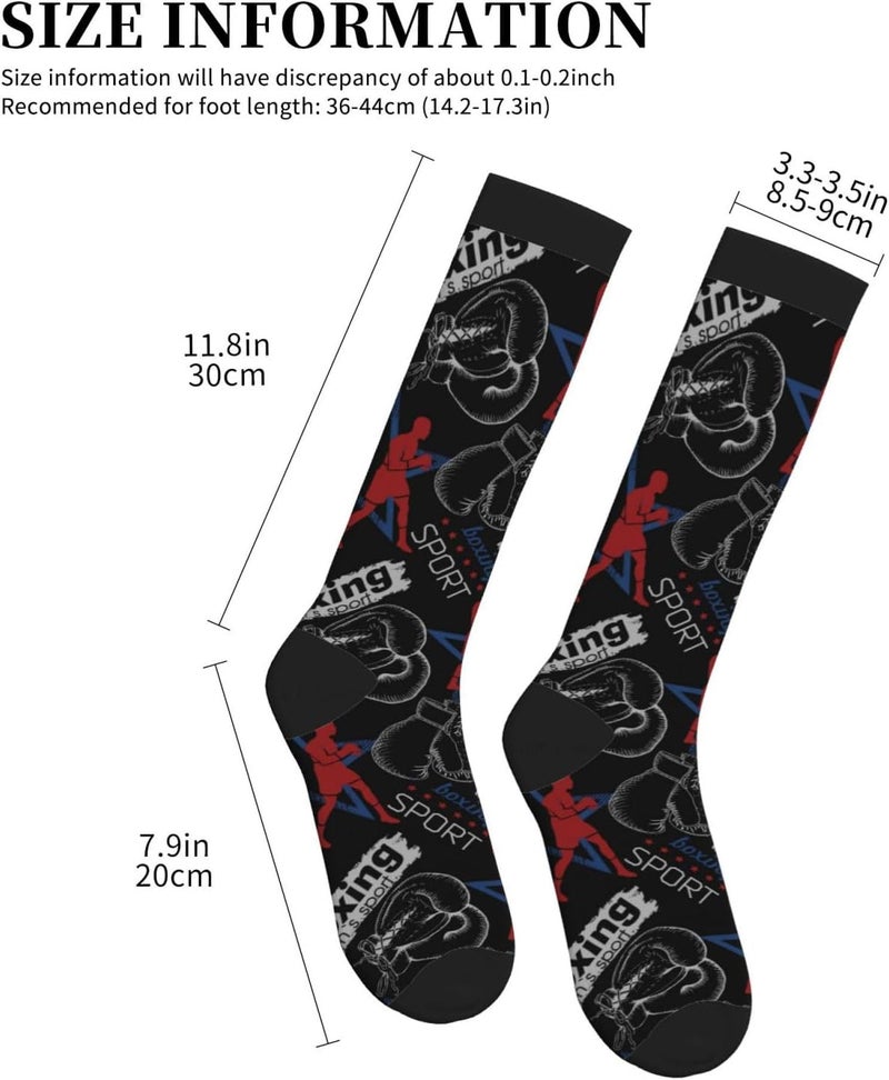 bassyil Compression Socks for Women & Men Circulation 15-20 mmHg Knee High Best Support for Nurses Travel Running Athletic - Image 4